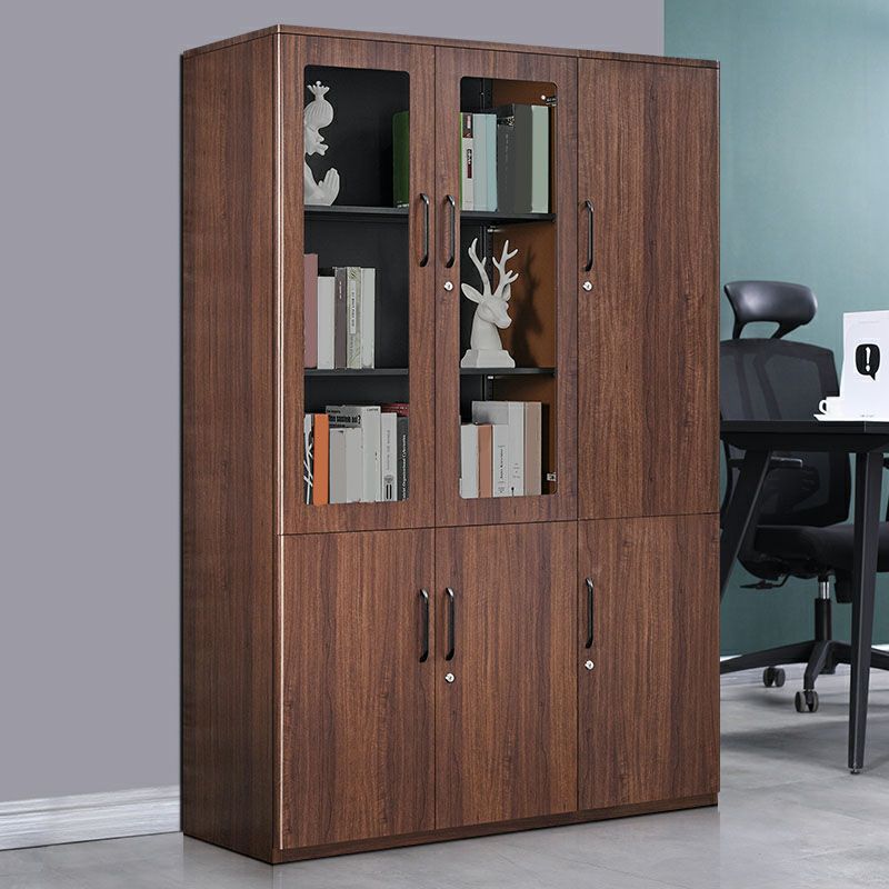 Modern Office Storage Wooden Cabinet - Image 3