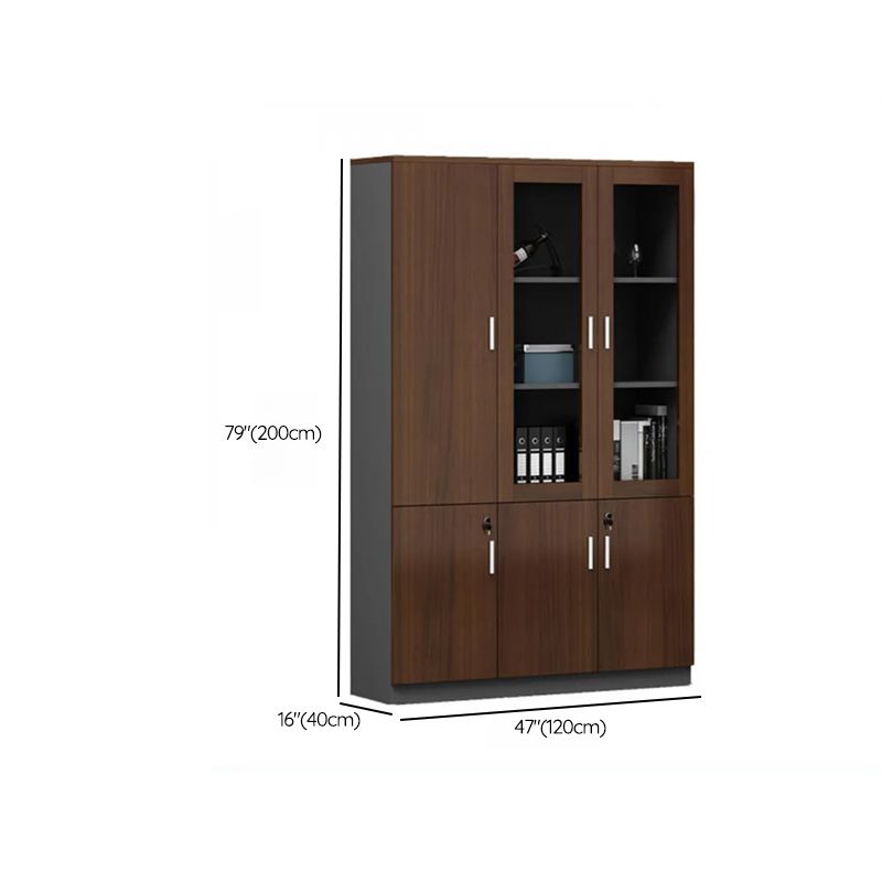 Modern Office Storage Wooden Cabinet - Image 5