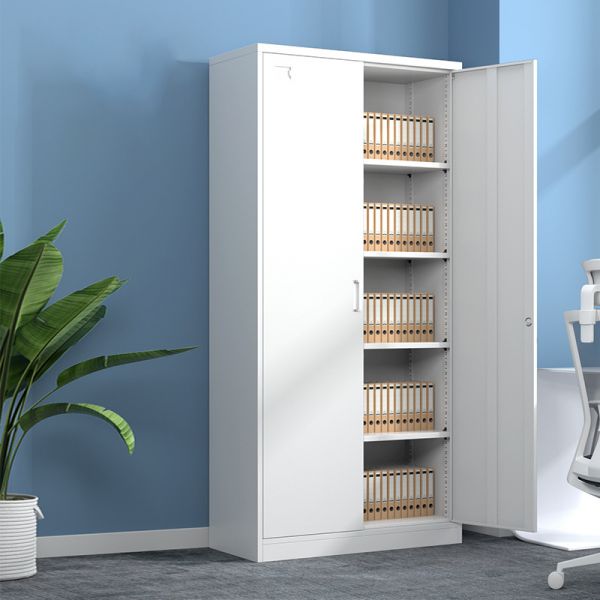 Modern 2-Door Metal Storage Unit - Image 3