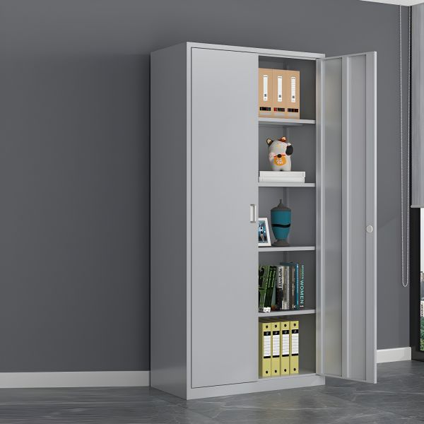 Modern 2-Door Metal Storage Unit - Image 2