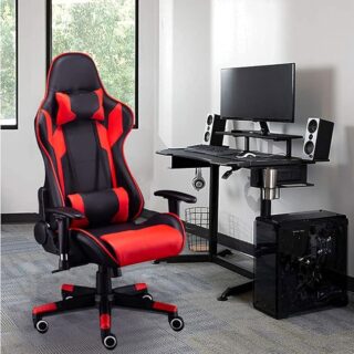 High Back PU Leather Gaming Chair